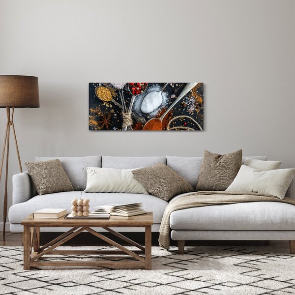 Fűszerek képe (120x50 cm)
