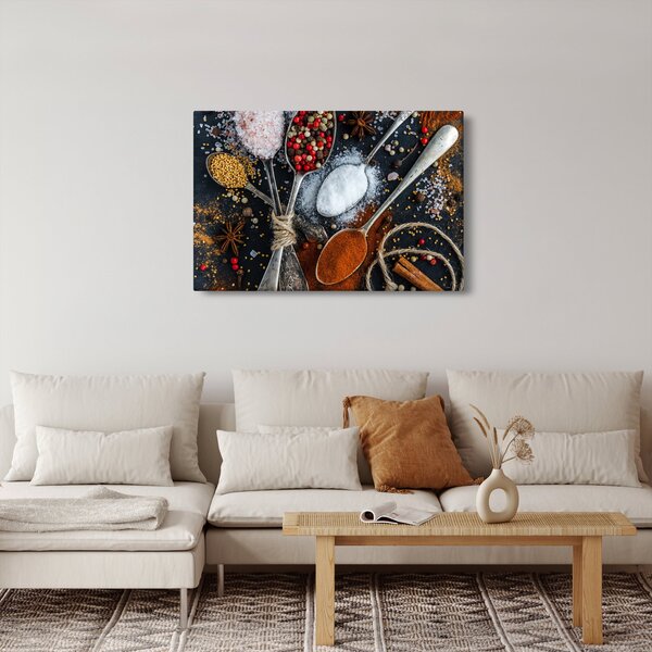 Fűszerek képe (90x60 cm)