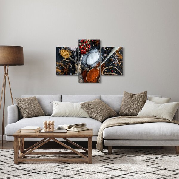 Fűszerek képe (90x60 cm)