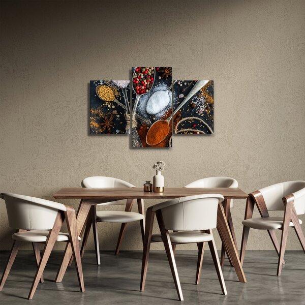 Fűszerek képe (90x60 cm)