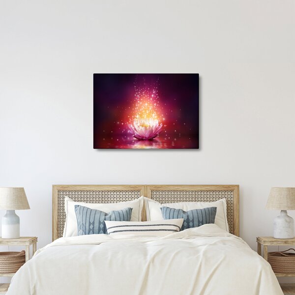 Lótuszvirág képe (70x50 cm)