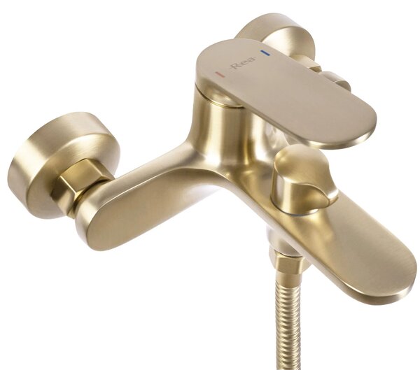 Fürdőkád csaptelep REA Marco Brush Gold