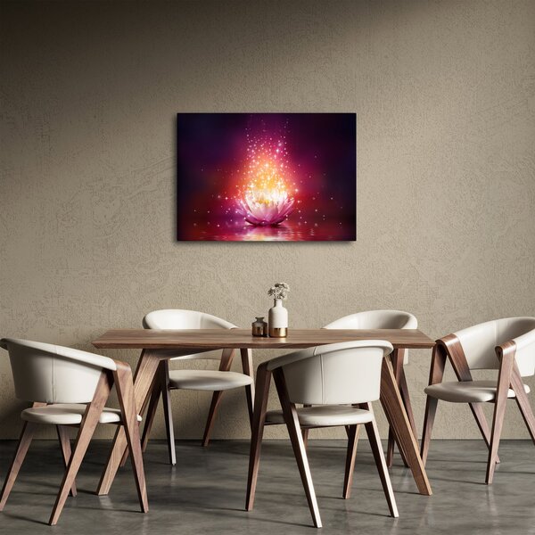 Lótuszvirág képe (70x50 cm)