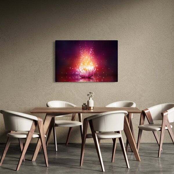 Lótuszvirág képe (90x60 cm)