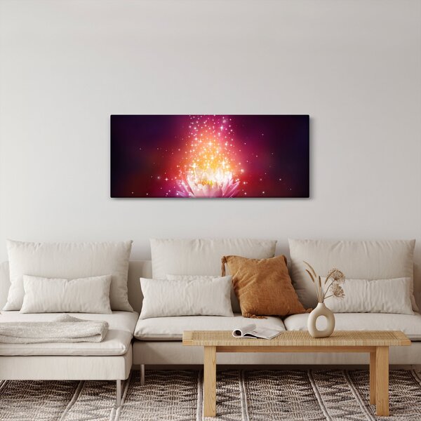 Lótuszvirág képe (120x50 cm)