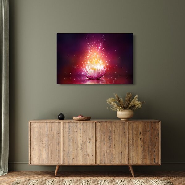 Lótuszvirág képe (90x60 cm)