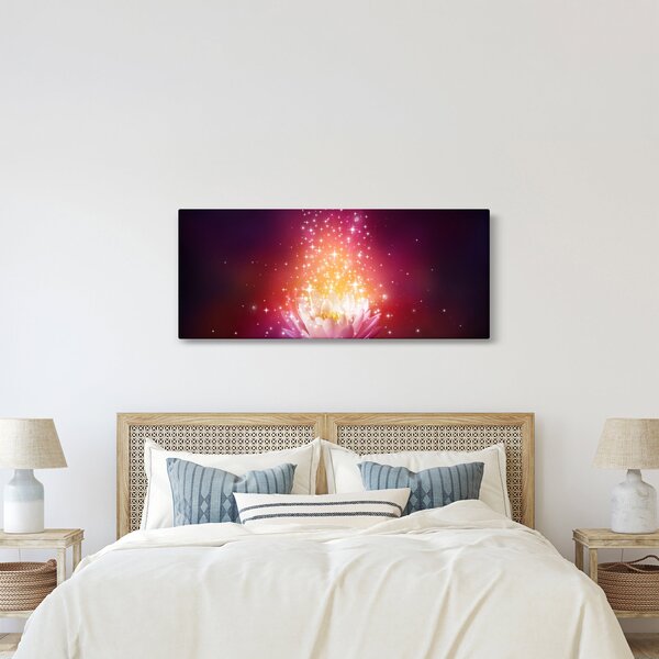 Lótuszvirág képe (120x50 cm)