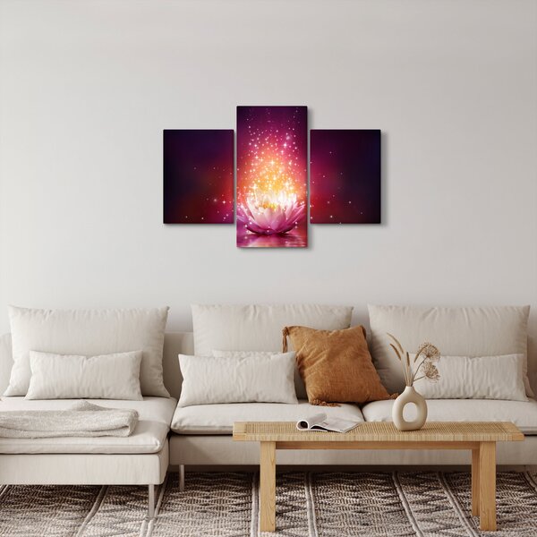 Lótuszvirág képe (90x60 cm)