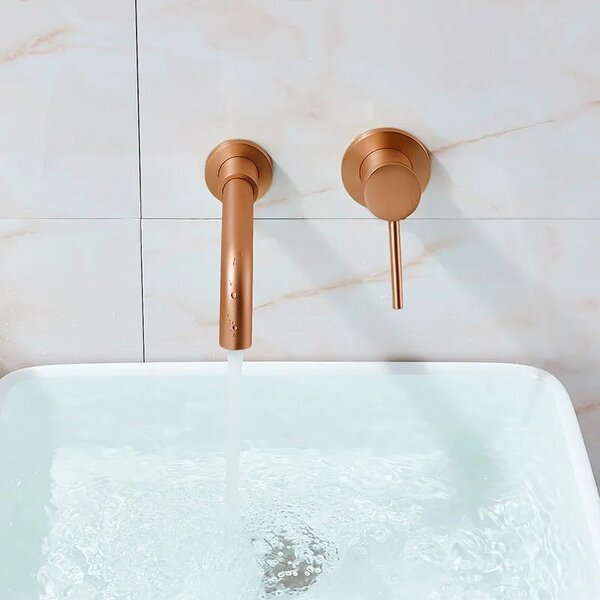 Falra szerelhető csaptelep Rea Lungo Long Copper Brush + box