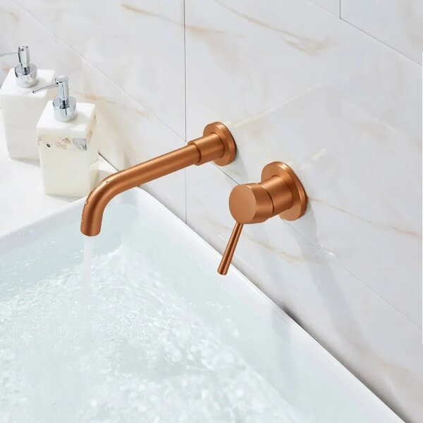 Falra szerelhető csaptelep Rea Lungo Long Copper Brush + box
