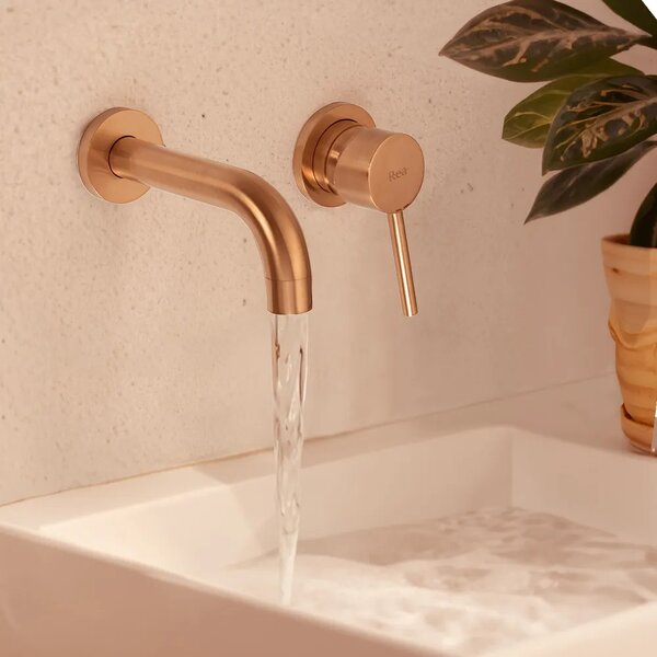 Falra szerelhető csaptelep Rea Lungo Copper Brush + BOX