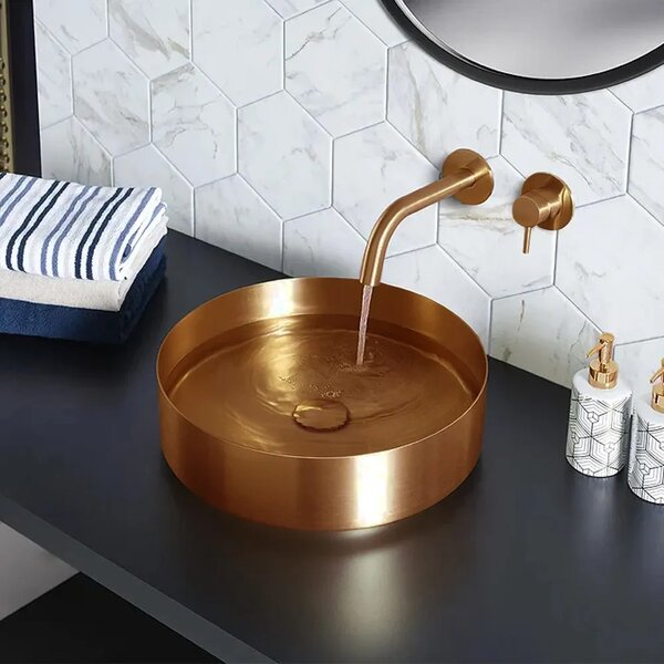 Falra szerelhető csaptelep Rea Lungo Copper Brush + BOX