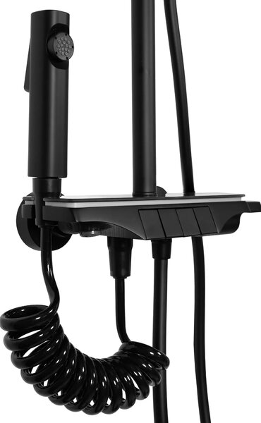 Zuhanyszett REA Savio Led Black