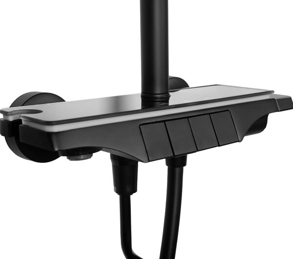 Zuhanyszett REA Savio Led Black