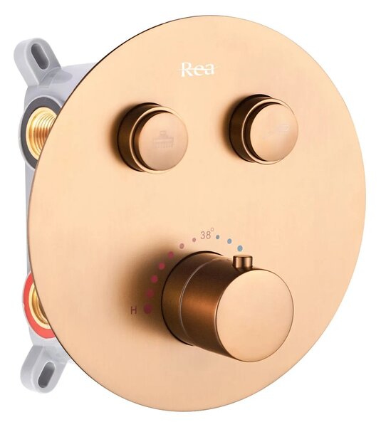 Rejtett Zuhanyszett Rea LUNGO COPPER BRUSH BOX