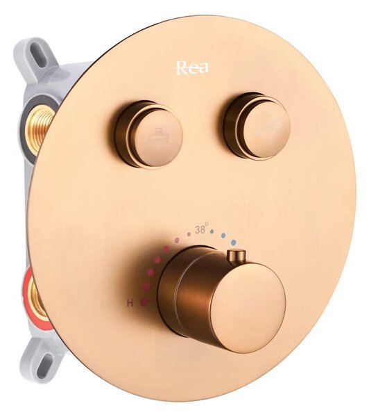 Rejtett Zuhanyszett Rea LUNGO COPPER BRUSH BOX