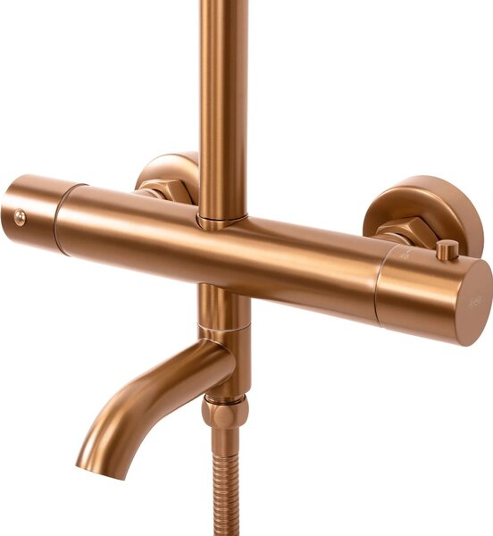 Zuhanyszett Termosztátos REA Lungo Copper Brush