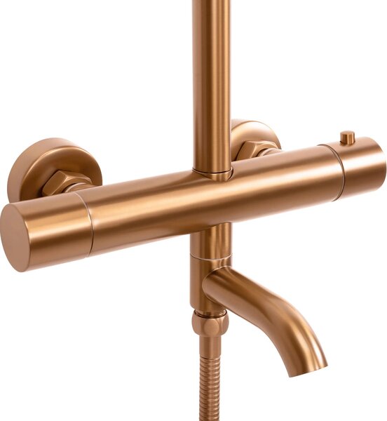Zuhanyszett Termosztátos REA Lungo Copper Brush