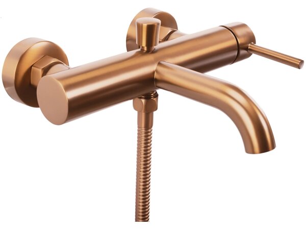 Fürdőkád csaptelep Rea Lungo Copper Brush