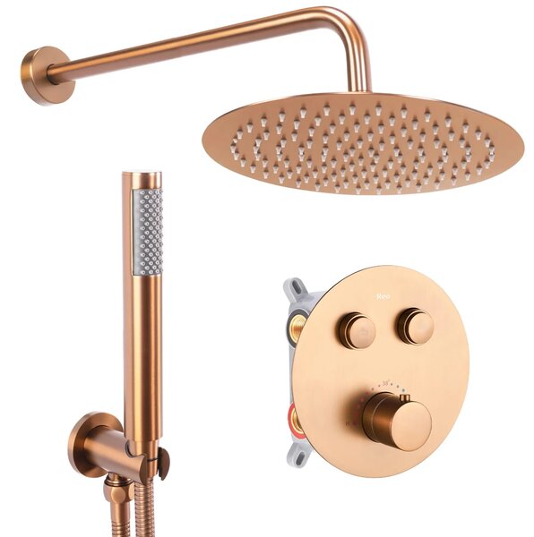 Rejtett Zuhanyszett Rea LUNGO COPPER BRUSH BOX