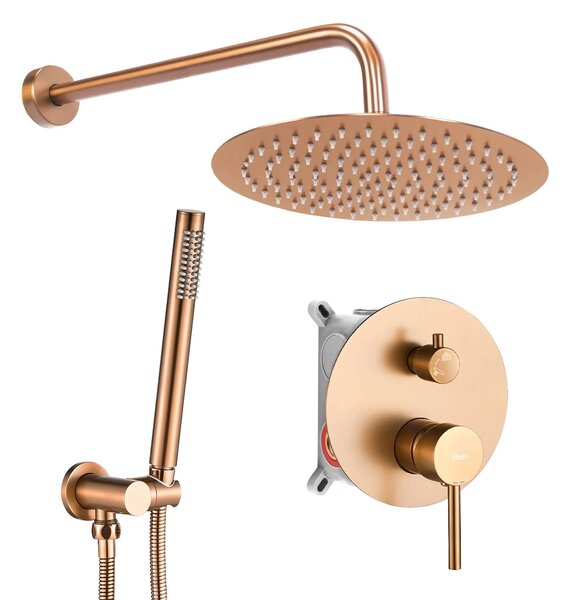Zuhanyszett rejtett Rea Lungo Copper Brush + box