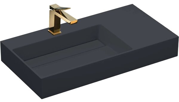 Konglomerátum mosdó Archi 75 CM Grey MATT