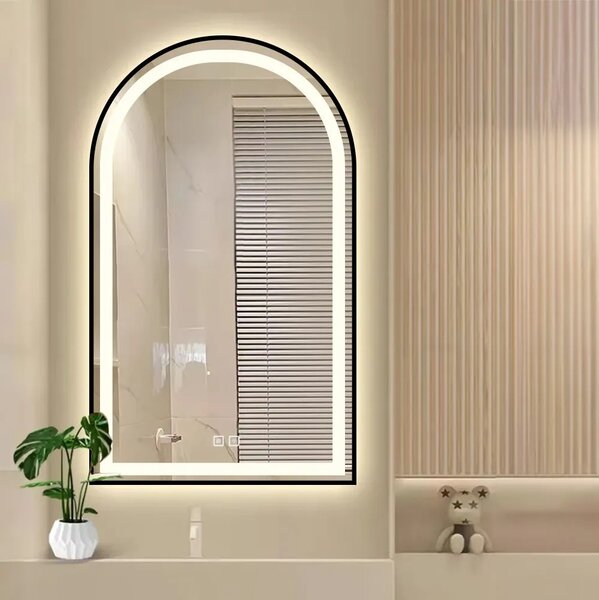 LED Tükör 60x100cm DASH BLACK
