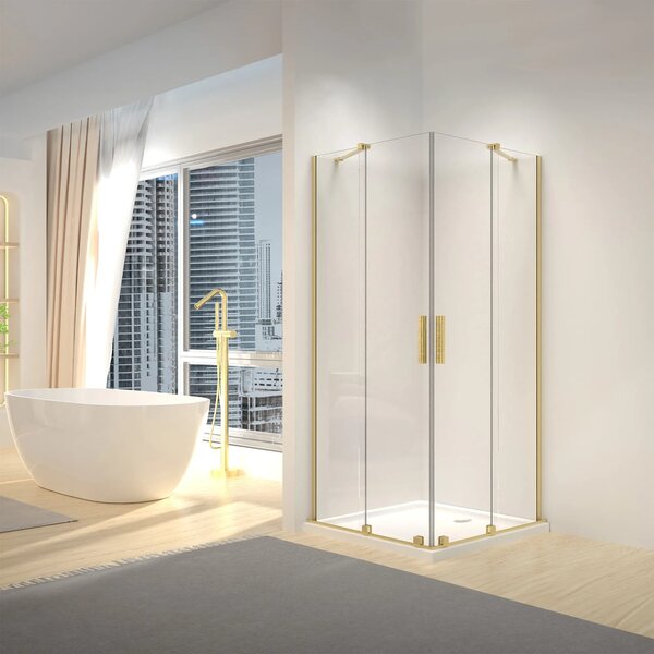 Zuhanykabin REA Montana Double Gold Brush 90x90