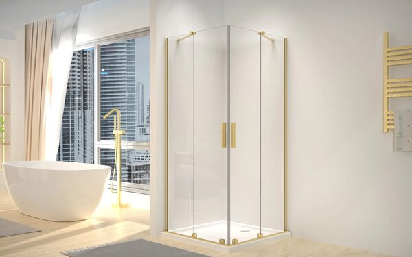 Zuhanykabin REA Montana Double Gold Brush 90x90
