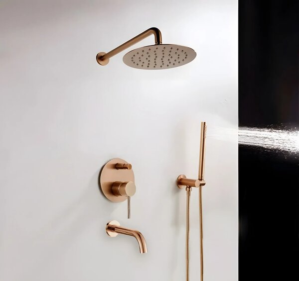Rejtett Zuhanyszett Rea Lungo Copper + BOX