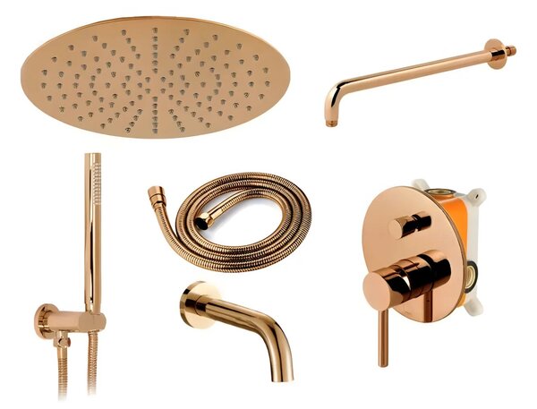 Rejtett Zuhanyszett Rea Lungo Copper + BOX