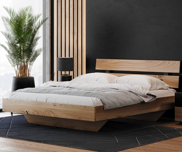 AMI bútorok Tölgy ágy Rossano 120x200 cm