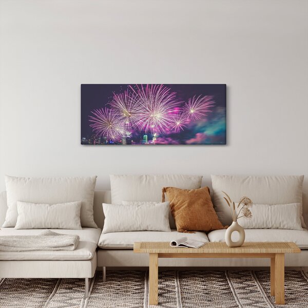 Tűzijáték képe (120x50 cm)