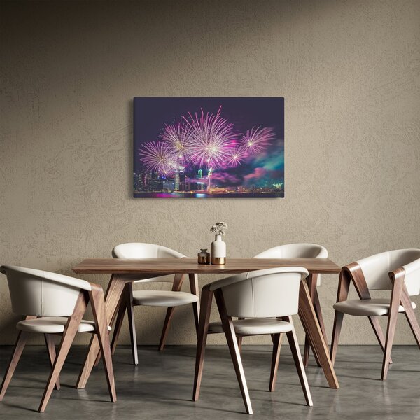 Tűzijáték képe (90x60 cm)