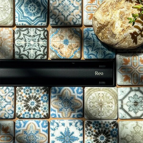 Lineáris lefolyó Neox Slim pro black 50