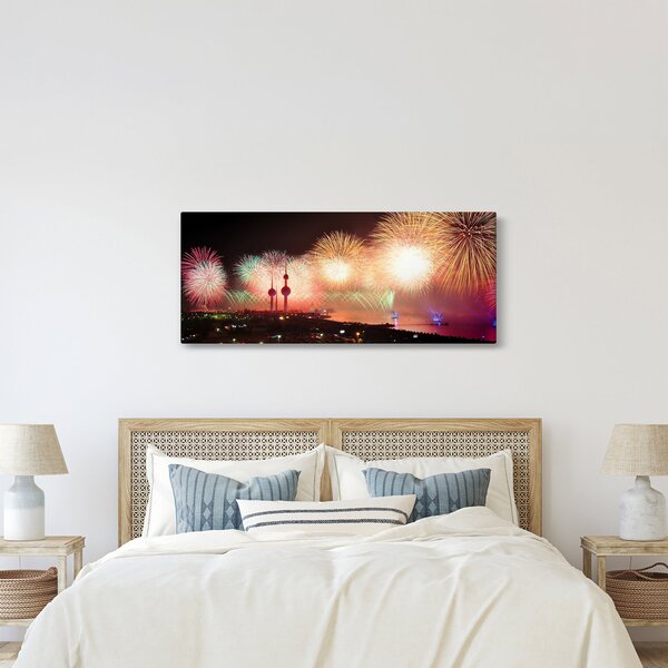 Tűzijáték képe (120x50 cm)