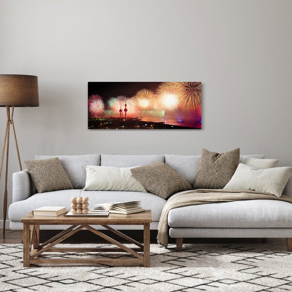 Tűzijáték képe (120x50 cm)