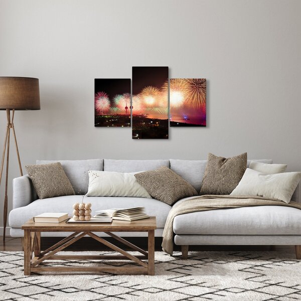 Tűzijáték képe (90x60 cm)