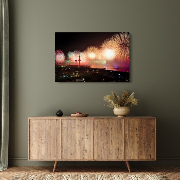 Tűzijáték képe (90x60 cm)