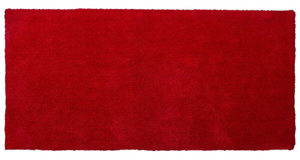 Piros Shaggy szőnyeg 80 x 150 cm DEMRE