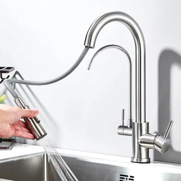 Konyhai csaptelep Rea Eco Fresh BRUSH NICKEL
