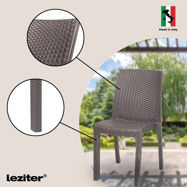 Leziter Goti 4+1 kerti bútor garnitúra szett cappuccino