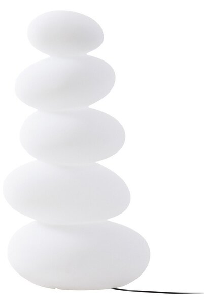 Kültéri Lámpa Lucande, Soriel, dimmable, Fehér, Terasz, Műanyag, Modern