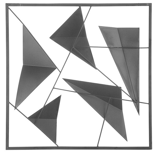 Fali Dekoráció ZINC Fém 50 cm Kék