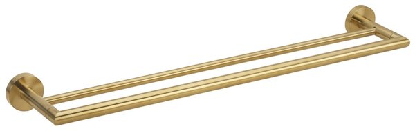 Sapho Sapho, X-ROUND GOLD dupla törölközőtartó, arany, XR401GB