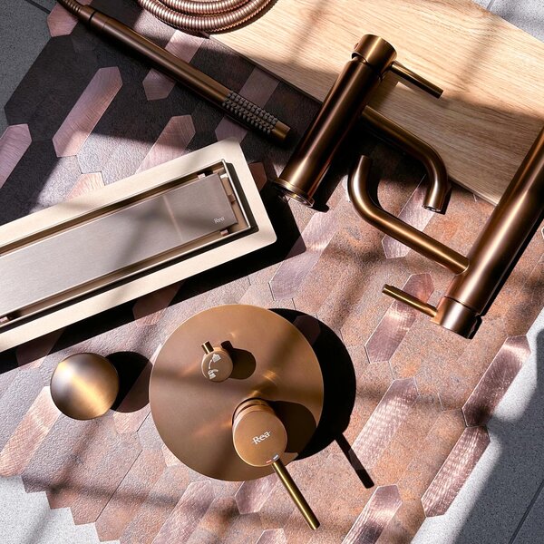Zuhanylefolyó REA Neox pro Brushed Copper 60