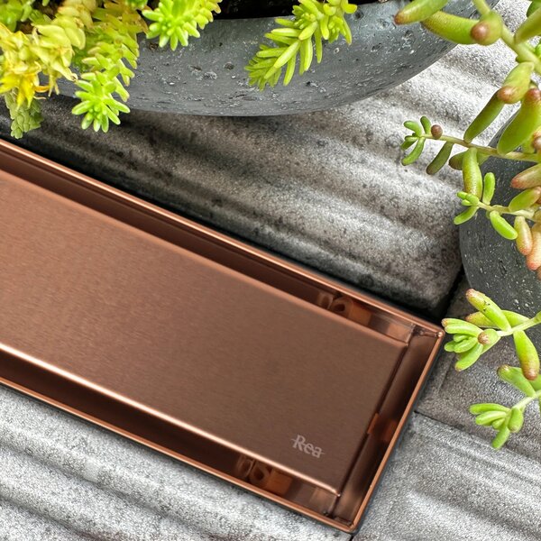 Zuhanylefolyó REA Neox pro Brushed Copper 60