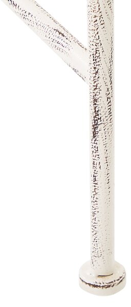 Kerti pad MILAZZO 130 cm Fém Fehér