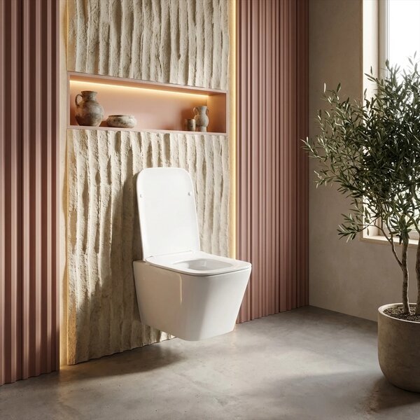 WC csésze Rea Julio Rimless