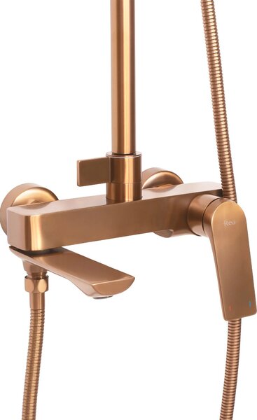 Zuhanyszett REA AVALON Copper BRUSH